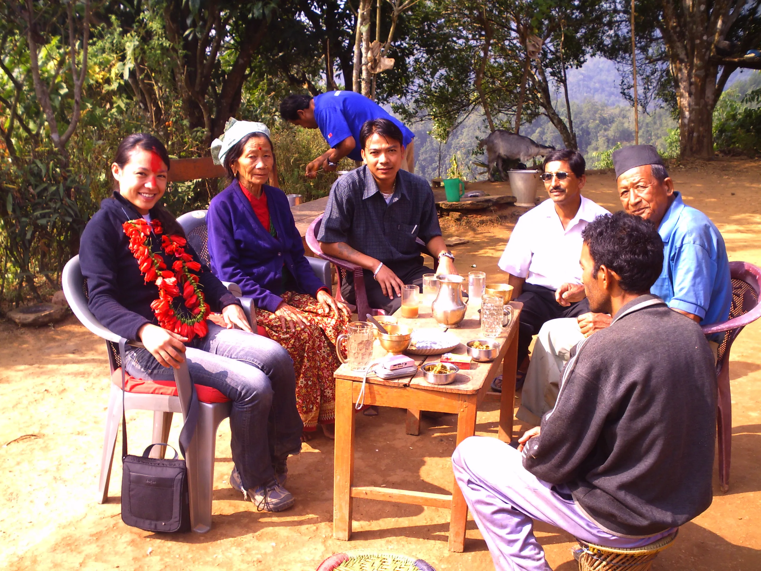 Student volunteering in Nepal